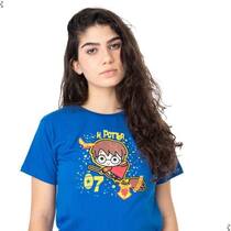 Camiseta Clubecomix Harry Potter Chibi Infantil 100% Algodão Camiseta Clubecomix Harry Potter Chibi Infantil 100% Algodão