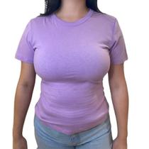 Camiseta Colcci Feminina Lilás Taffy