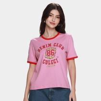 Camiseta Colcci Jeans Casual Feminina Camiseta Colcci Jeans Casual Feminina