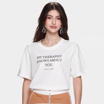 Camiseta Colcci Jeans Casual Feminina Camiseta Colcci Jeans Casual Feminina
