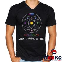 Camiseta Coldplay 100% Algodão Music Of The Spheres Rock Alternativo Geeko Camiseta Coldplay 100% Algodão Music Of The Spheres Rock Alternativo Geeko