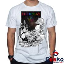 Camiseta Coldplay 100% Algodão Rock Alternativo Geeko Camiseta Coldplay 100% Algodão Rock Alternativo Geeko