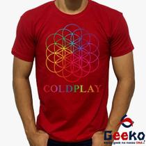 Camiseta Coldplay 100% Algodão Rock Alternativo Geeko Camiseta Coldplay 100% Algodão Rock Alternativo Geeko