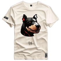 Camiseta Coleção Face Animals Dobermann Angry Shap Life