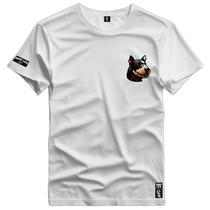 Camiseta Coleção Face Animals PQ Dobermann Angry Shap Life