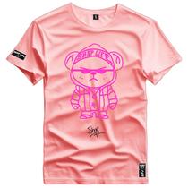 Camiseta Coleção Little Bears Urso Pink Style Shap Life
