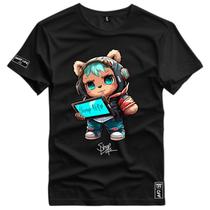 Camiseta Coleção Little Bears Urso Tablet Shap Life