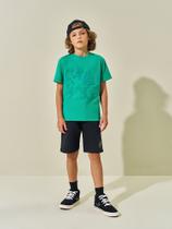 Camiseta Colecionável Menino T-Rex Verde Kippos Camiseta Colecionável Menino T-Rex Verde Kippos