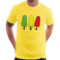 Camiseta Colorfull Icecreams - Foca na Moda