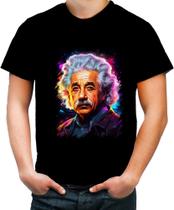 Camiseta Colorida Albert Einstein Físico Brilhante Gênio 3 Camiseta Colorida Albert Einstein Físico Brilhante Gênio 3
