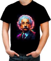 Camiseta Colorida Albert Einstein Físico Brilhante Gênio 4 Camiseta Colorida Albert Einstein Físico Brilhante Gênio 4