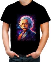 Camiseta Colorida Albert Einstein Físico Brilhante Gênio 7 Camiseta Colorida Albert Einstein Físico Brilhante Gênio 7