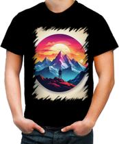 Camiseta Colorida Alpinista Alpinismo Garra Vontade 2