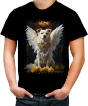 Camiseta Colorida Anjo Canino Cão Angelical 2