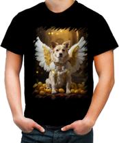 Camiseta Colorida Anjo Canino Cão Angelical 8
