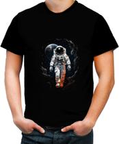 Camiseta Colorida Astronauta Espaço Espacial Estrelas 10