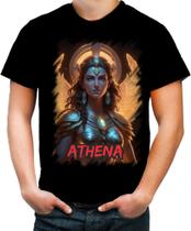 Camiseta Colorida Athena Deusa da Sabedoria Mitologia Grega 1 Camiseta Colorida Athena Deusa da Sabedoria Mitologia Grega 1