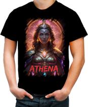 Camiseta Colorida Athena Deusa da Sabedoria Mitologia Grega 2 Camiseta Colorida Athena Deusa da Sabedoria Mitologia Grega 2