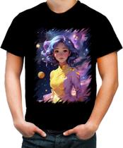 Camiseta Colorida Bailarina Espacial Dança 3