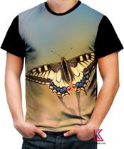 Camiseta Colorida Borboleta Rabo de Andorinha Butterfly 1