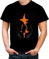 Camiseta Colorida Bruxa Halloween Laranja Festa 2