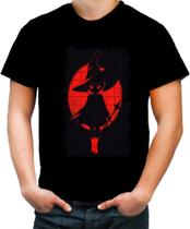 Camiseta Colorida Bruxa Halloween Vermelha 3 - Kasubeck Store