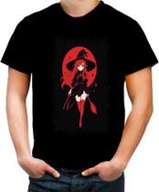Camiseta Colorida Bruxa Halloween Vermelha 6 - Kasubeck Store