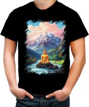 Camiseta Colorida Buda Anime Desenho Budismo Buda 3 Camiseta Colorida Buda Anime Desenho Budismo Buda 3