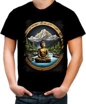 Camiseta Colorida Buda Logo Budismo Buda Religião 1 Camiseta Colorida Buda Logo Budismo Buda Religião 1