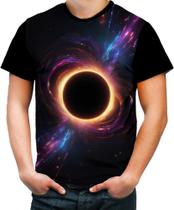 Camiseta Colorida Buraco Negro Black Hole Space 2