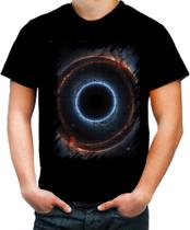 Camiseta Colorida Buraco Negro Gravidade Espaço 15