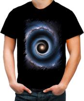 Camiseta Colorida Buraco Negro Gravidade Espaço 3 Camiseta Colorida Buraco Negro Gravidade Espaço 3