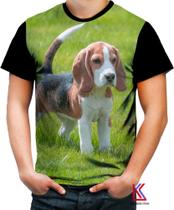 Camiseta Colorida Cachorro Beagle Raças Filhote Fofo Dog 1 Camiseta Colorida Cachorro Beagle Raças Filhote Fofo Dog 1