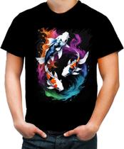 Camiseta Colorida Carpa Peixe Sucesso Bravura Força 5 Camiseta Colorida Carpa Peixe Sucesso Bravura Força 5