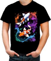 Camiseta Colorida Carpa Peixe Sucesso Bravura Força 8