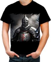 Camiseta Colorida Cavaleiro Templário Cruzadas Paladino 4