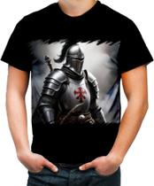 Camiseta Colorida Cavaleiro Templário Cruzadas Paladino 6