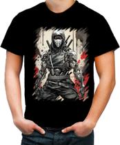 Camiseta Colorida Ciborgue Ninja Robô Espreita 1