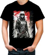 Camiseta Colorida Ciborgue Ninja Robô Espreita 16 Camiseta Colorida Ciborgue Ninja Robô Espreita 16