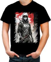 Camiseta Colorida Ciborgue Ninja Robô Espreita 16