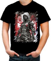 Camiseta Colorida Ciborgue Ninja Robô Espreita 7 Camiseta Colorida Ciborgue Ninja Robô Espreita 7