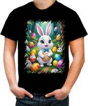 Camiseta Colorida Coelhinho da Páscoa Traço Infantil 17 Camiseta Colorida Coelhinho da Páscoa Traço Infantil 17