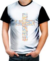 Camiseta Colorida Cruz Jesus Cristo Cristão Gospel 4k 9