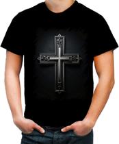 Camiseta Colorida da Cruz de Jesus Igreja Fé 38