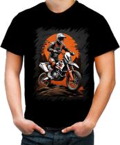Camiseta Colorida de Motocross Moto Adrenalina 14