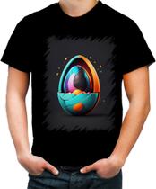 Camiseta Colorida de Ovos de Páscoa Minimalistas 13