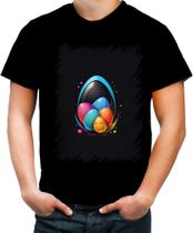 Camiseta Colorida de Ovos de Páscoa Minimalistas 14
