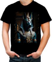 Camiseta Colorida Deus Egípcio Anubis Mortos 7