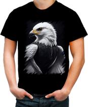 Camiseta Colorida Falcão Branco Visão Determinação 1