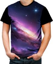 Camiseta Colorida Galaxias Espaço Neon Estrelas 2